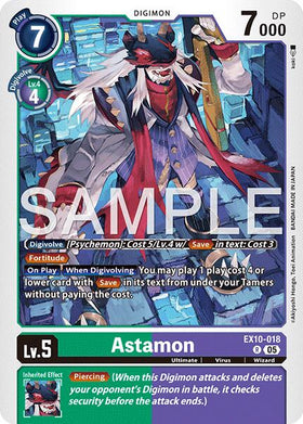 Astamon [EX10-018 R] [Sinister Order] Foil