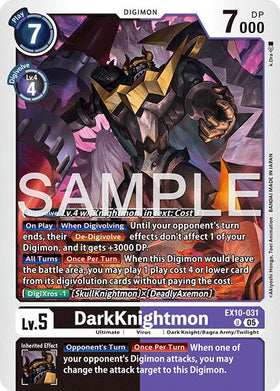 DarkKnightmon [EX10-031 U] [Sinister Order]
