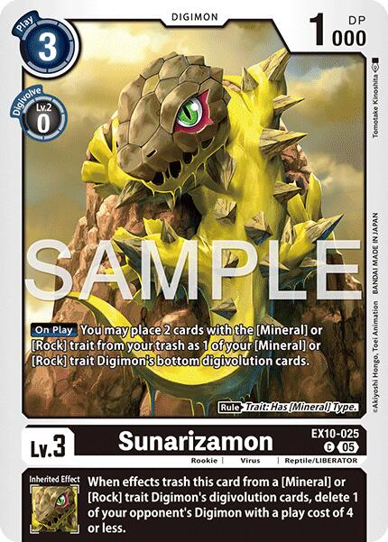 Sunarizamon [EX10-025 C] [Sinister Order]