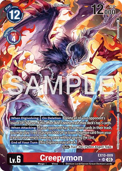 Creepymon (Alternate Art) [EX10-009 SR] [Sinister Order] Foil