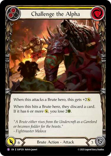 Challenge the Alpha [SUP129] [Super Slam] Rainbow Foil