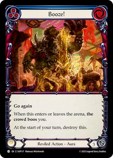 Booze! [SUP117] [Super Slam] Rainbow Foil