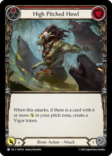 High Pitched Howl (Red) [SUP155] [Super Slam]