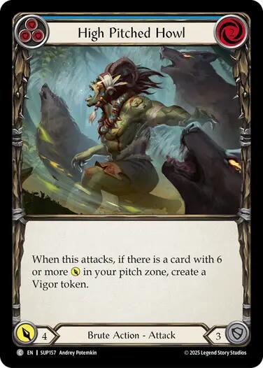 High Pitched Howl (Blue) [SUP157] [Super Slam] Rainbow Foil