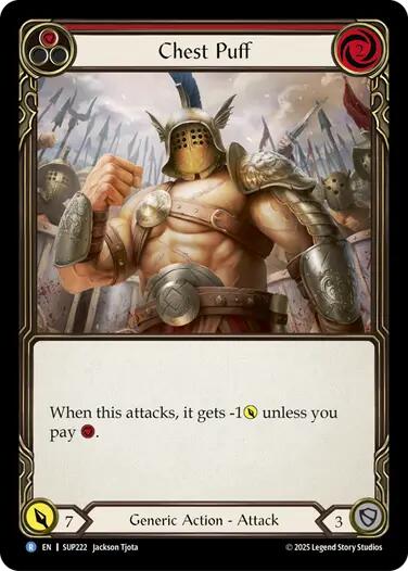 Chest Puff [SUP222] [Super Slam] Rainbow Foil