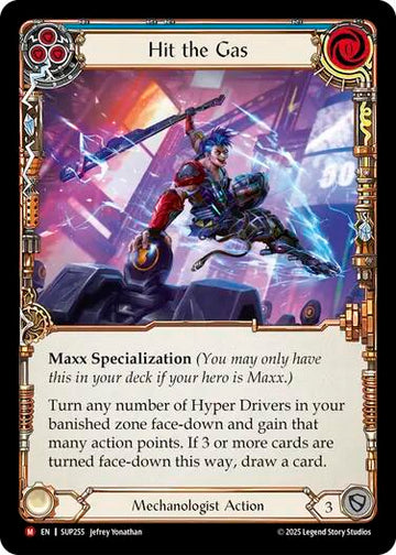 Hit the Gas [SUP255] [Super Slam] Rainbow Foil