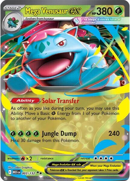 Mega Venusaur ex [003/132] [Mega Evolution] Holofoil