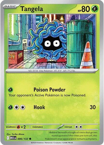 Tangela [006/132] [Mega Evolution] Reverse Holofoil