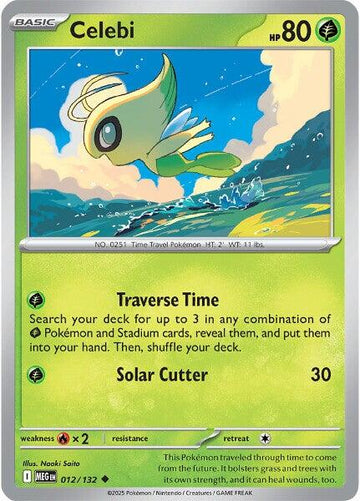 Celebi [012/132] [Mega Evolution] Reverse Holofoil