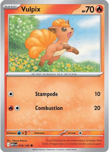 Vulpix [019/132] [Mega Evolution] Reverse Holofoil
