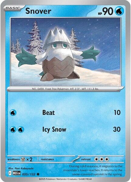 Snover [035/132] [Mega Evolution] Reverse Holofoil