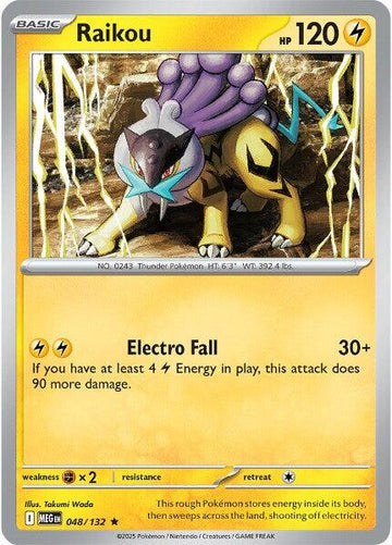 Raikou [048/132] [Mega Evolution] Holofoil