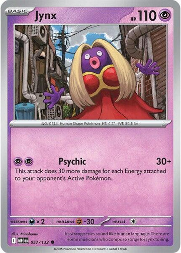 Jynx [057/132] [Mega Evolution] Reverse Holofoil
