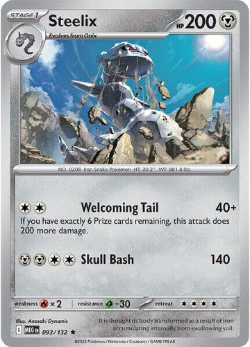 Steelix [093/132] [Mega Evolution] Reverse Holofoil