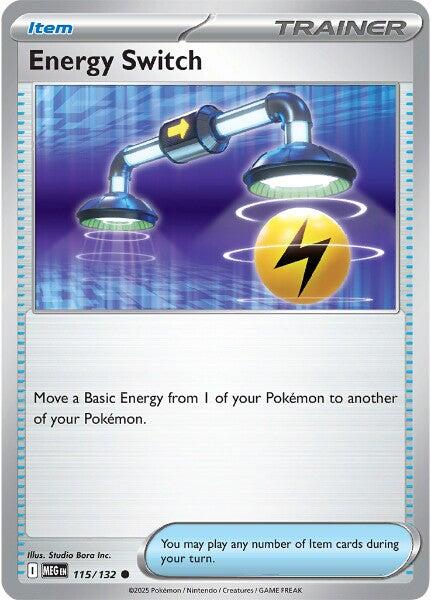 Energy Switch [115/132] [Mega Evolution] Reverse Holofoil