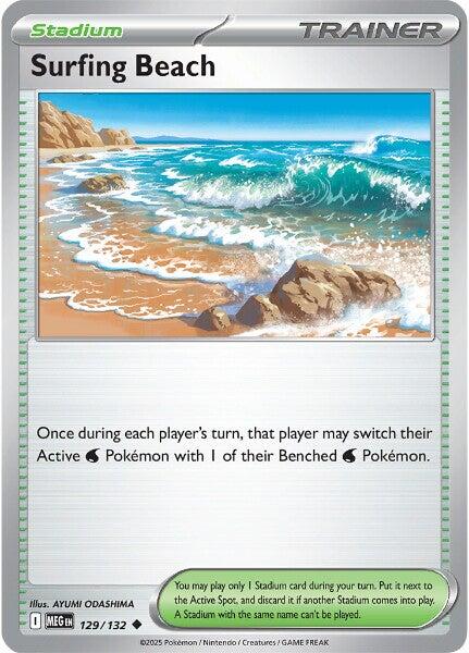 Surfing Beach [129/132] [Mega Evolution] Reverse Holofoil