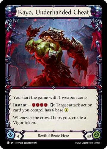 Kayo, Underhanded Cheat // Kayo, Strong-arm [SUP063//SUP064] [Super Slam]