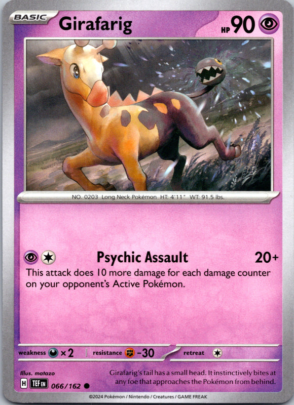 Girafarig [066/162] - (Temporal Forces)