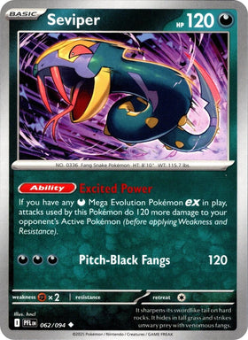 Seviper [062/094] [Phantasmal Flames] Reverse Holofoil