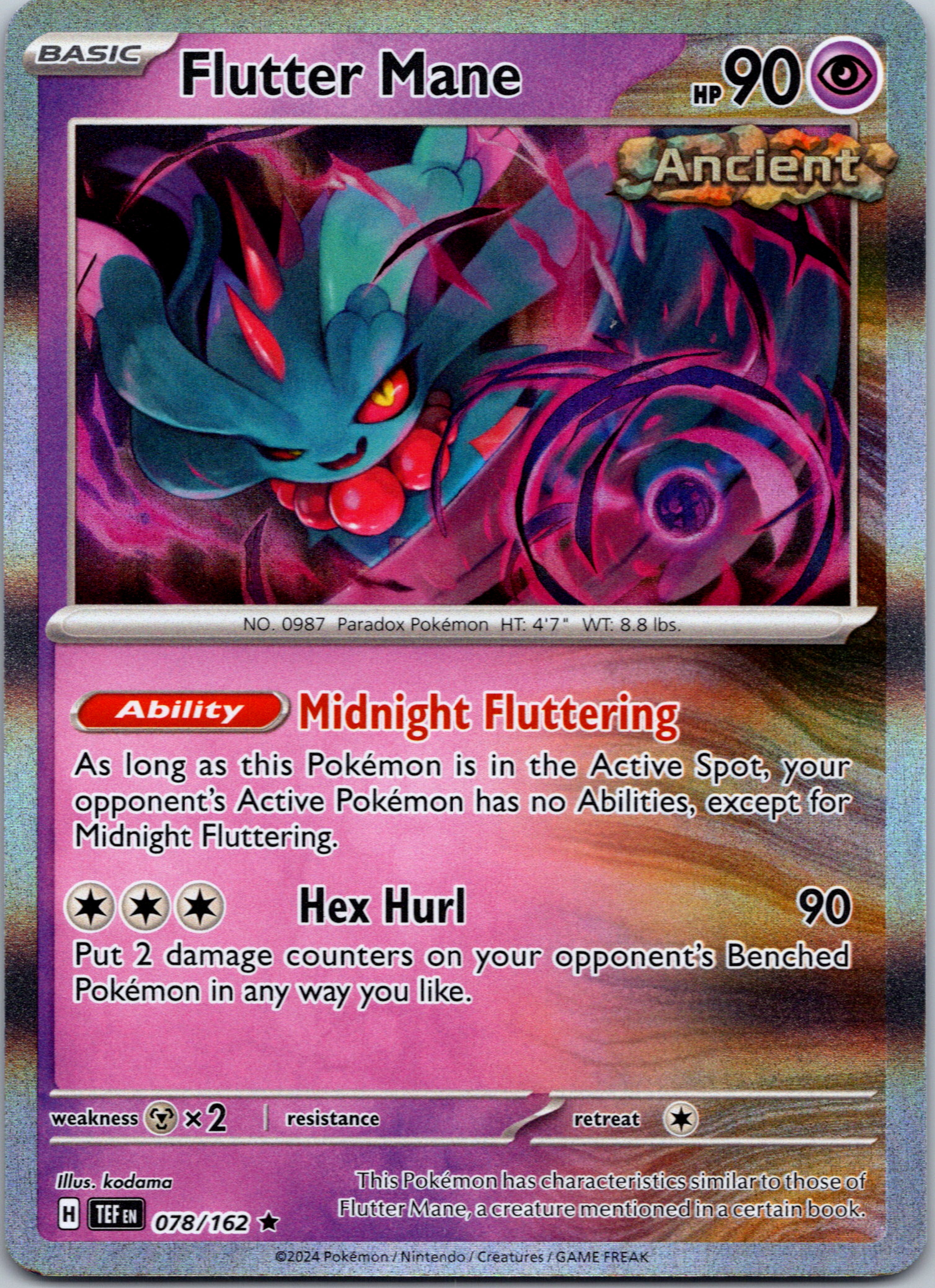 Flutter Mane [78/162] - (Temporal Forces) Holofoil