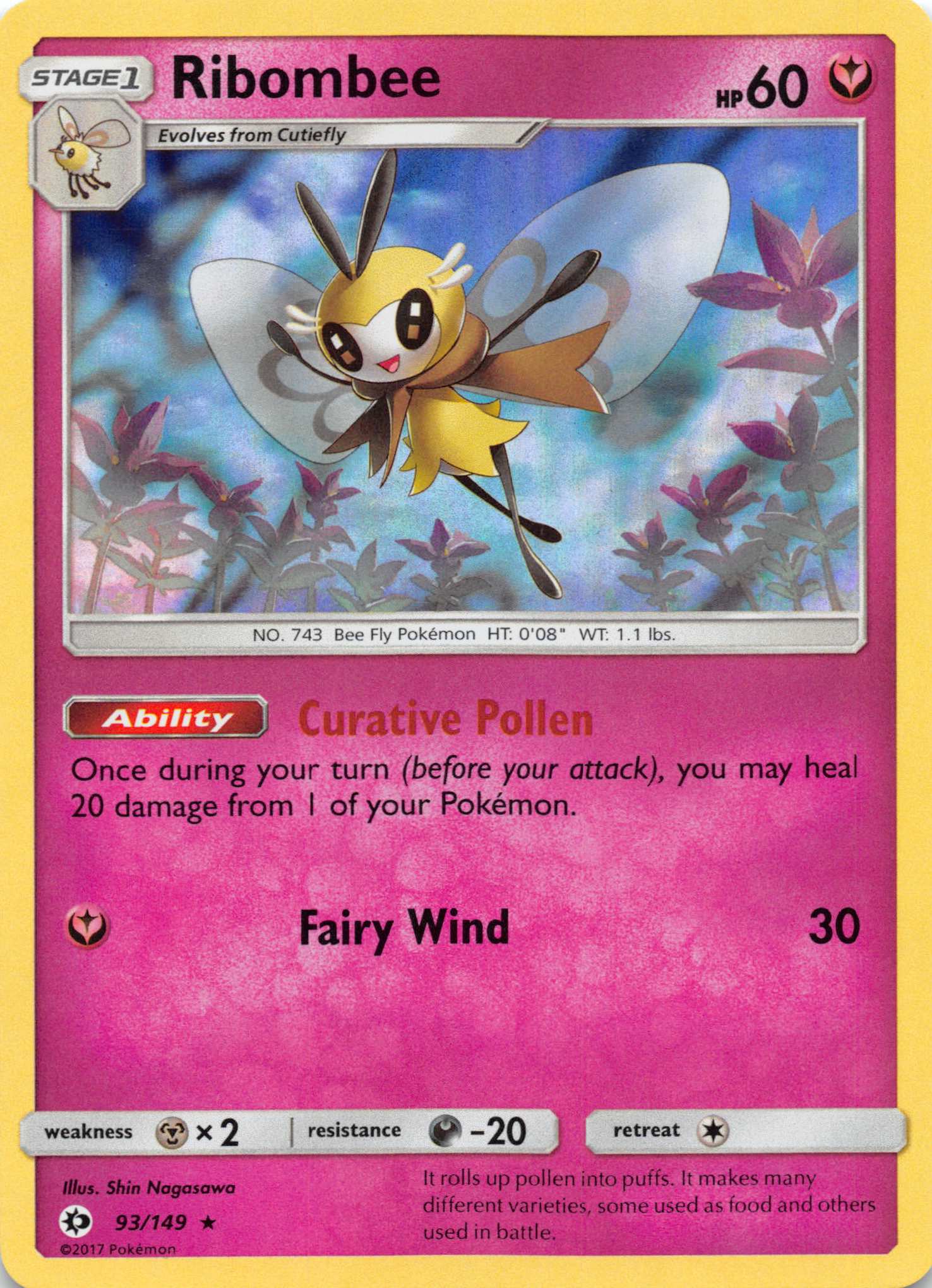 Ribombee (93) [SM Base Set]