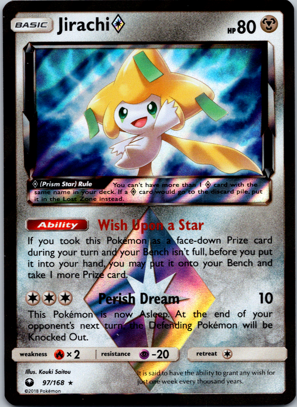 Jirachi (Prism Star) (097/168) [Sun & Moon: Celestial Storm]