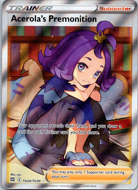 Acerola's Premonition [TG24/TG30] [Brilliant Stars Trainer Gallery] Holofoil