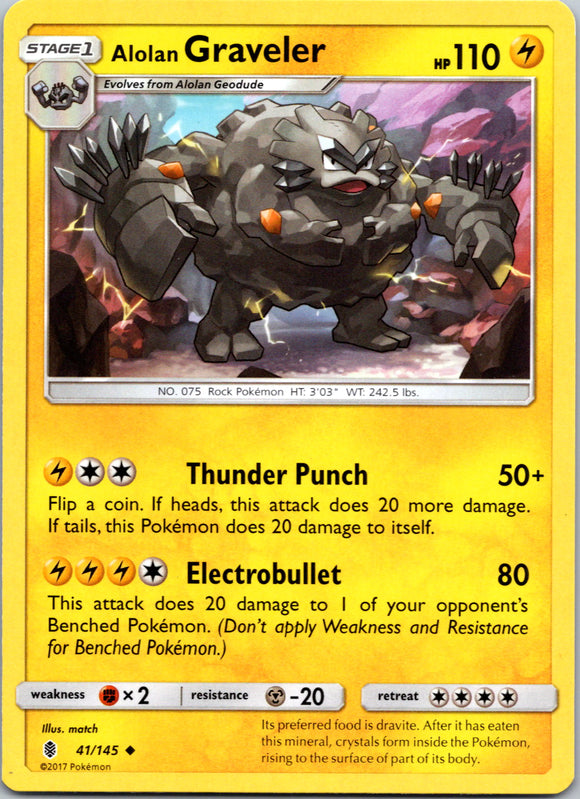 Alolan Graveler [41/145] [Guardians Rising]