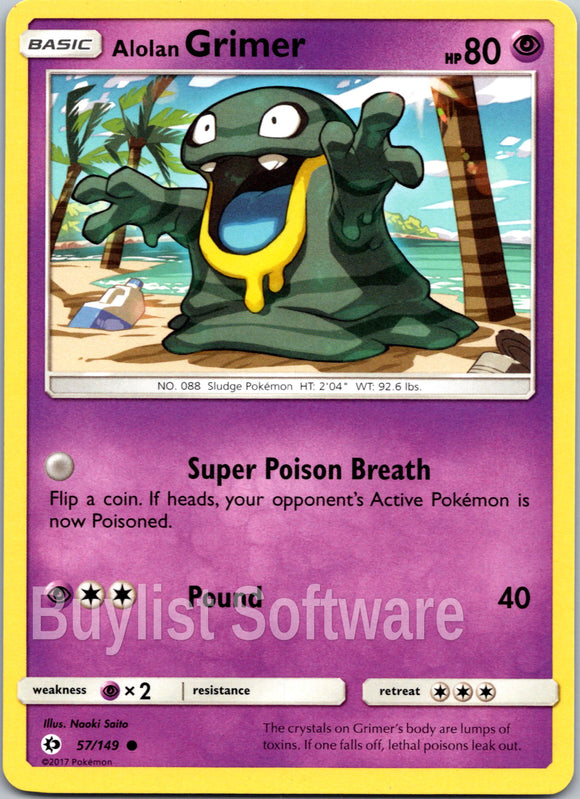 Alolan Grimer [57/149] [Sun & Moon Base Set]