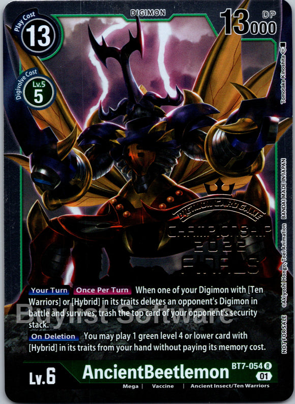 AncientBeetlemon (2022 Championship Finals Event Pack) [BT7-054 R] [Next Adventure] Foil