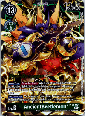 AncientBeetlemon [BT7-054 R] [Next Adventure Pre-Release Cards] Foil