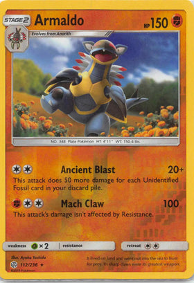 Armaldo [112/236] [Cosmic Eclipse] Reverse Holofoil