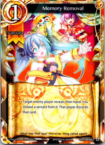 Memory Removal - BP01S2-012EN