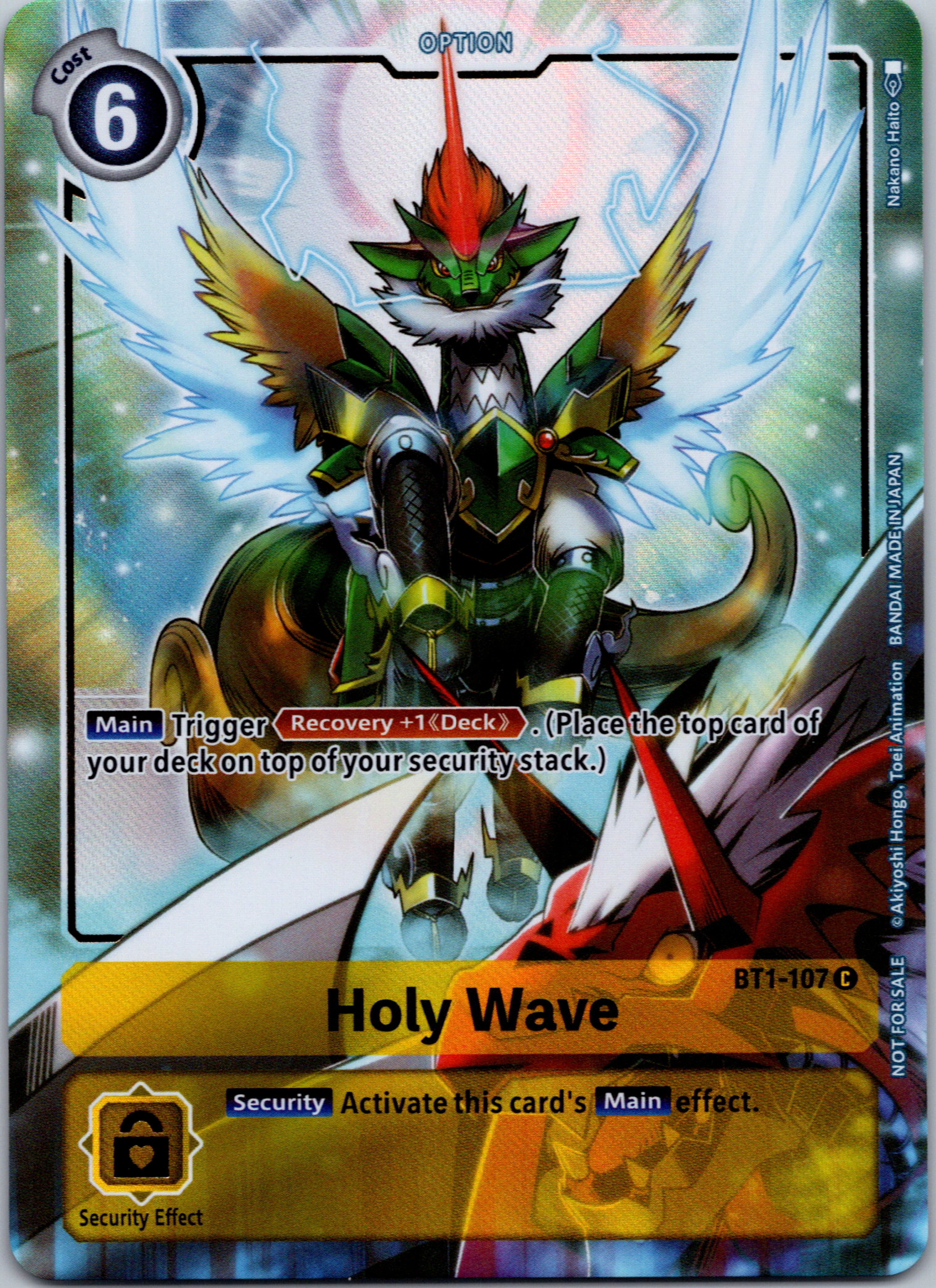 Holy Wave - BT1-107 (Dash Pack Ver. 1.5) [BT1-107] [Release Special Booster] Foil