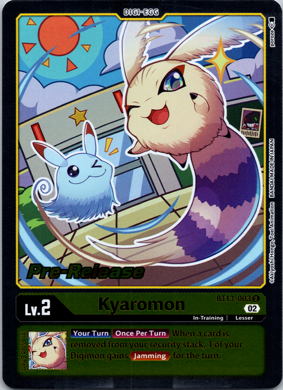 Kyaromon [BT13-003] [Versus Royal Knight Pre-Release Cards] Foil