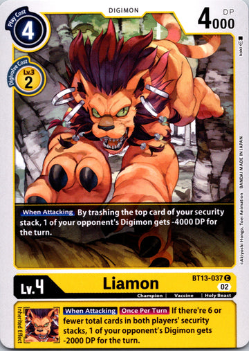 Liamon [BT13-037] [Versus Royal Knights] Normal