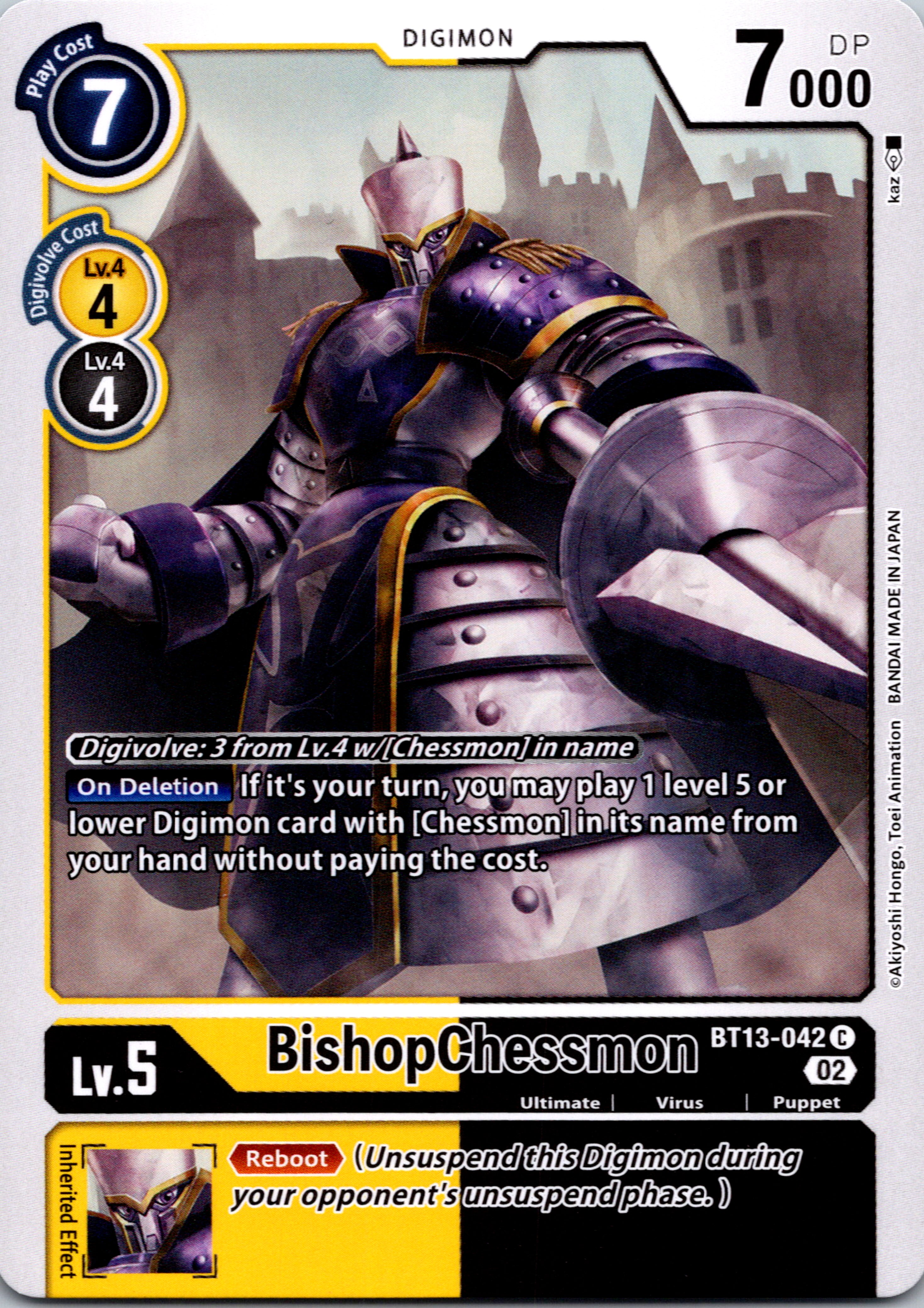 BishopChessmon [BT13-042] [Versus Royal Knights] Normal