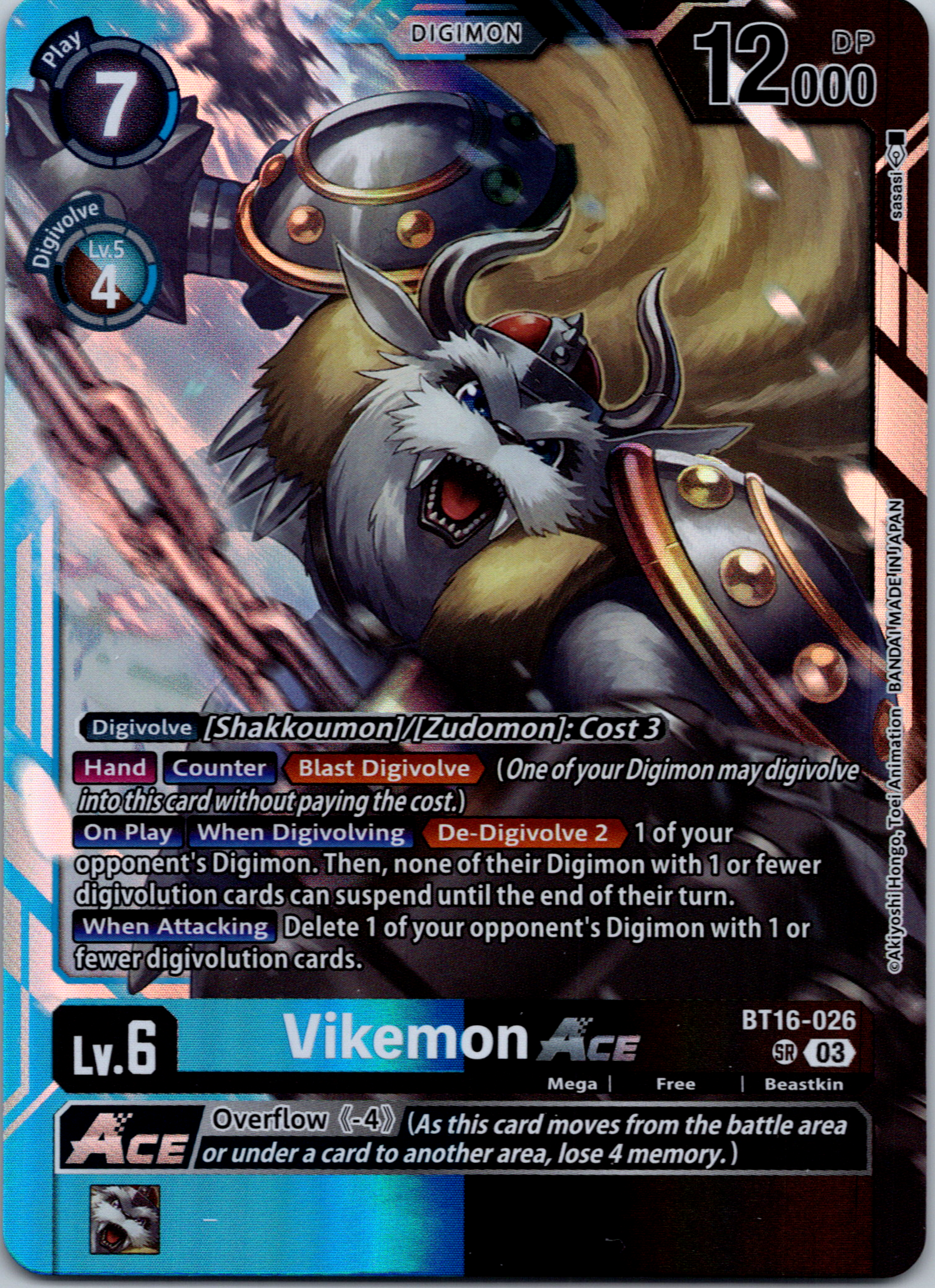 Vikemon ACE [BT16-026-SR] [Beginning Observer] Foil