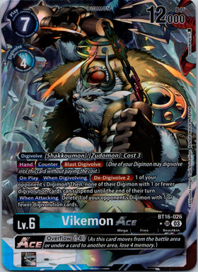 Vikemon ACE (Alternate Art) [BT16-026-SR] [Beginning Observer] Foil