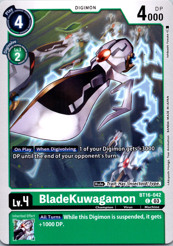 BladeKuwagamon [BT16-042-C] [Beginning Observer] Normal