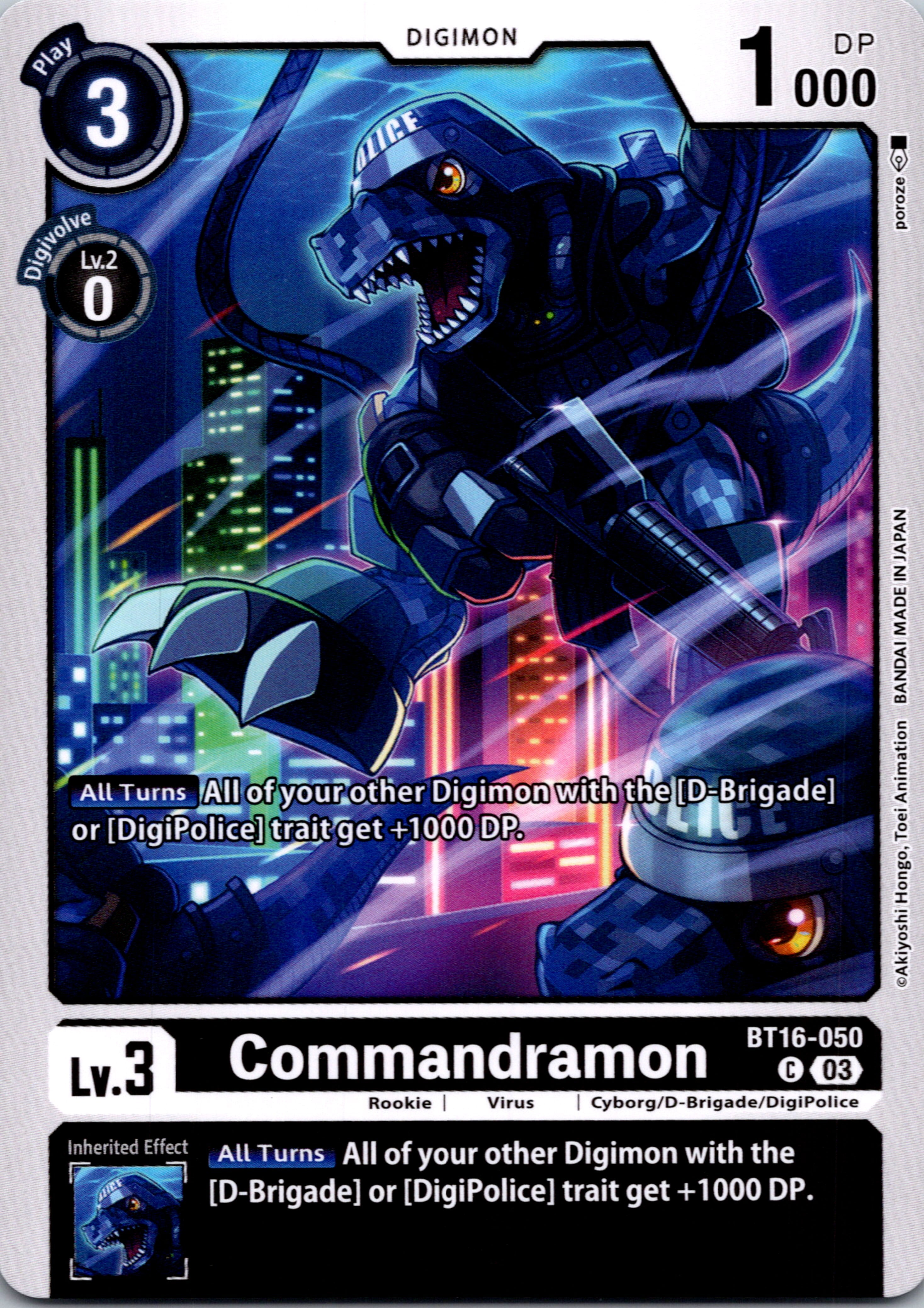 Commandramon [BT16-050-C] [Beginning Observer] Normal