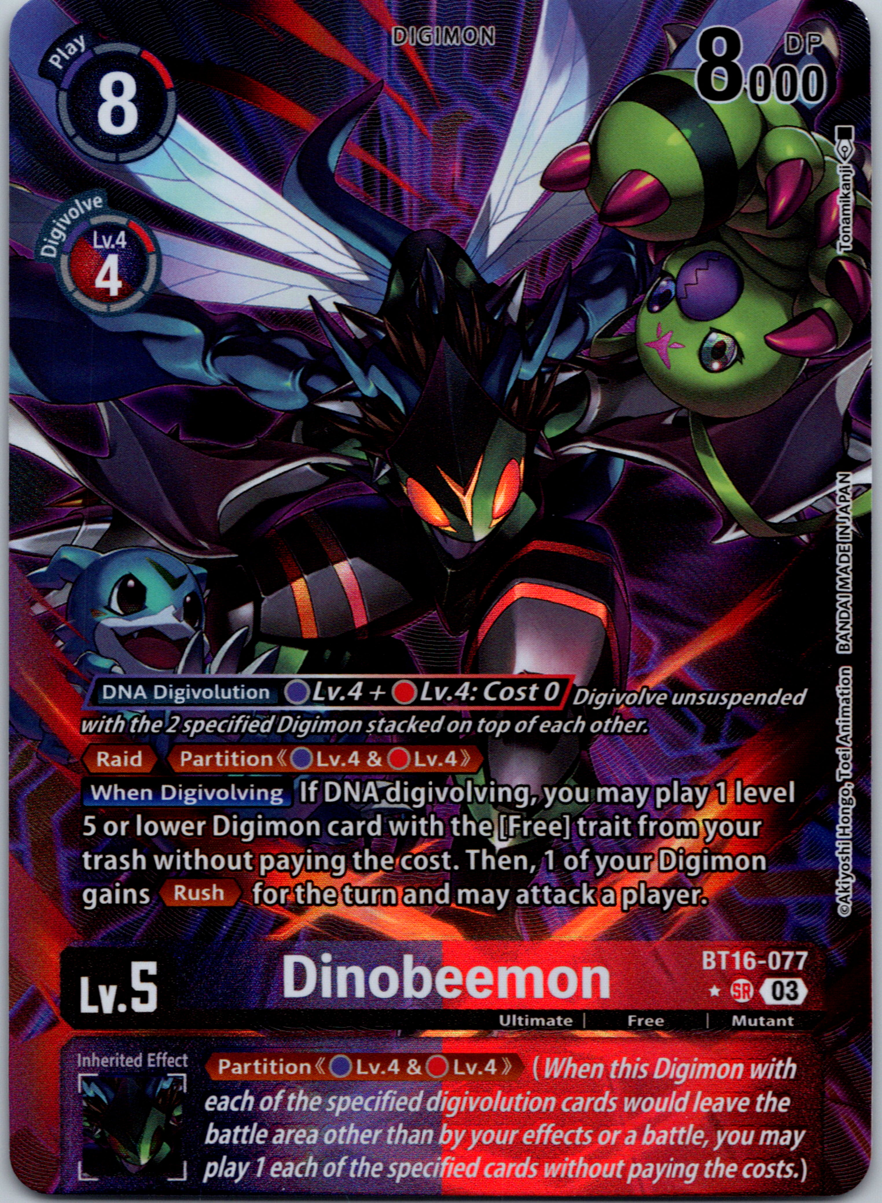 Dinobeemon (Alternate Art) [BT16-077-SR] [Beginning Observer] Foil