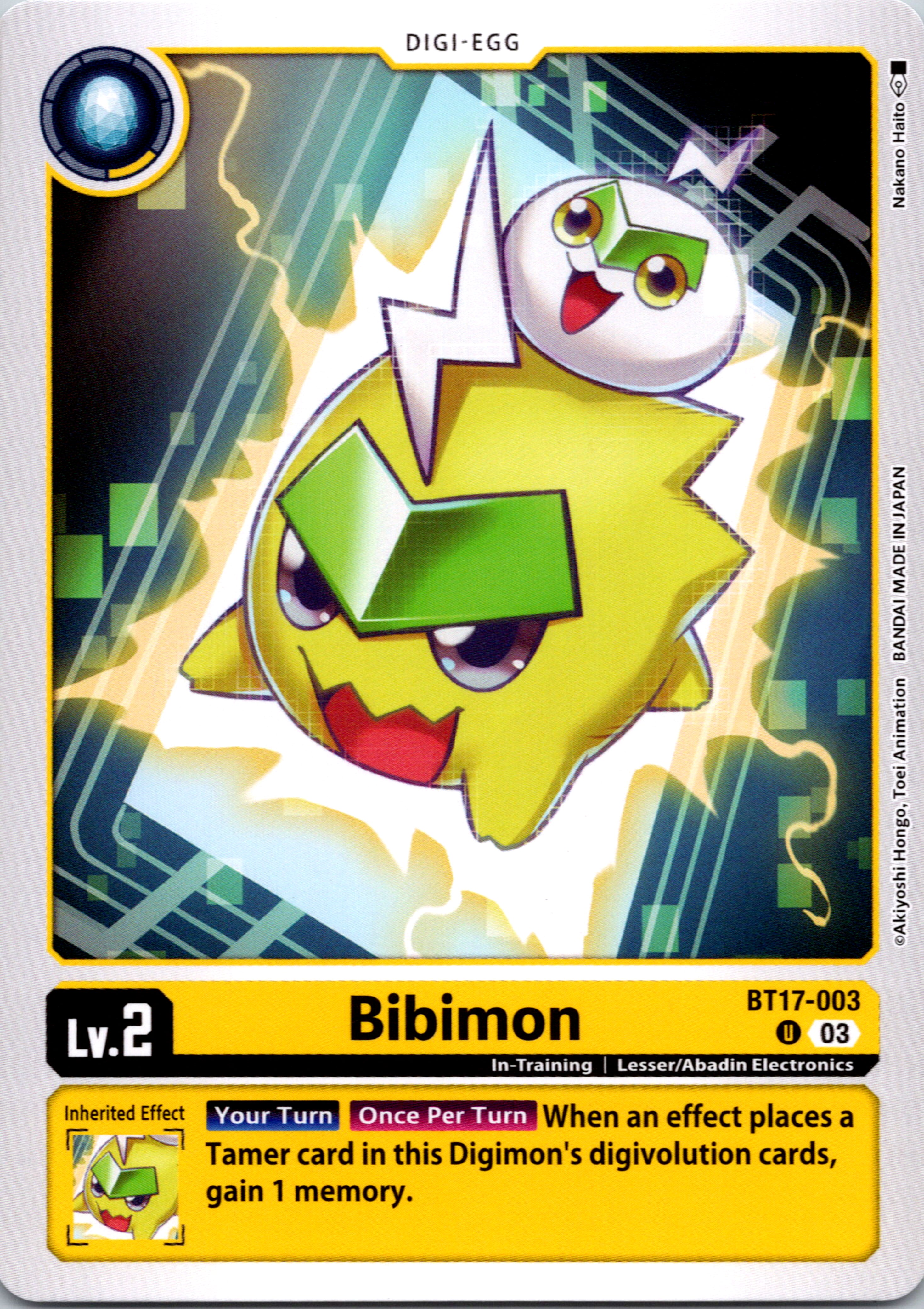 Bibimon [BT17-003-U] [Secret Crisis] Normal