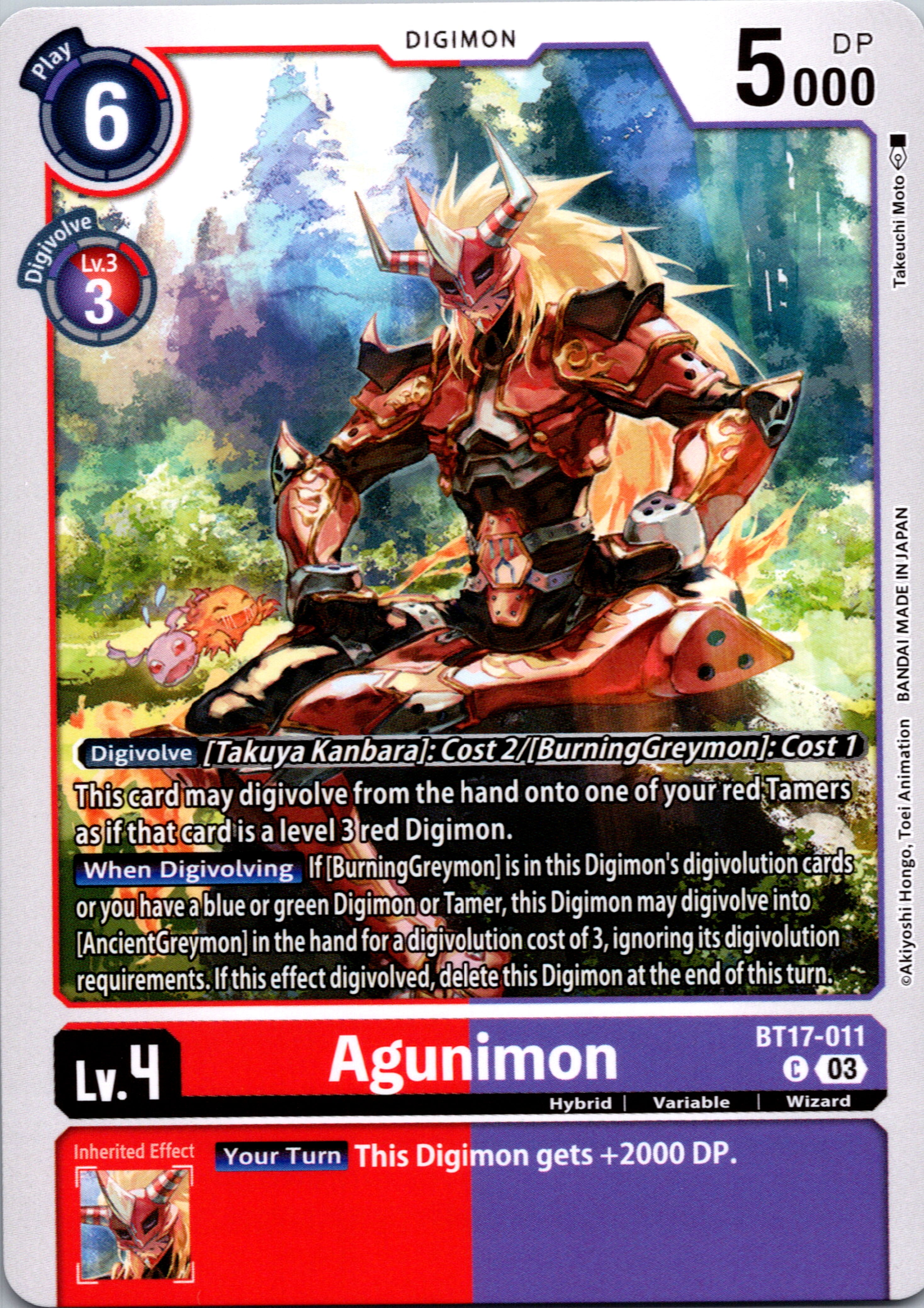 Agunimon [BT17-011-C] [Secret Crisis] Normal