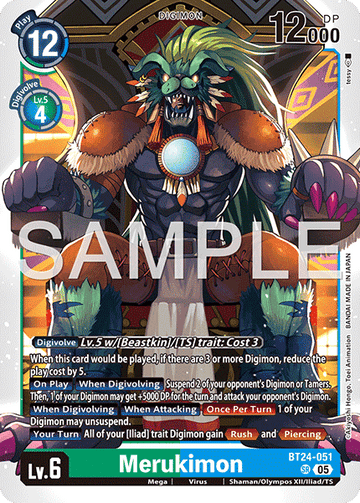 Merukimon [BT24-051] [Time Stranger] Foil