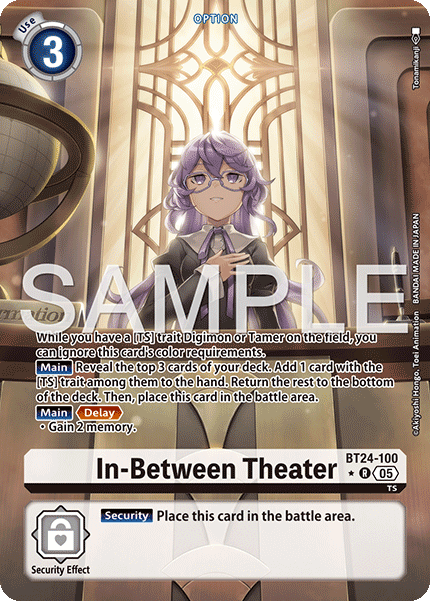In-Between Theater (Alternate Art) [BT24-100] [Time Stranger] Foil