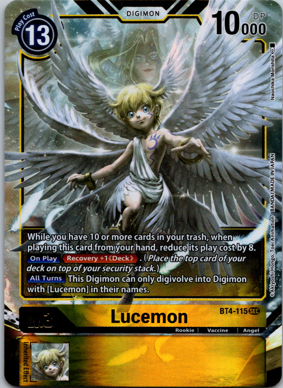 Lucemon (Alternate Art) [BT4-115] [Great Legend] Foil