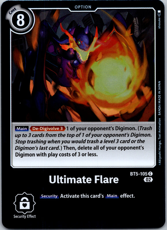 Ultimate Flare (Resurgence Booster Reprint) [BT5-105] [Resurgence Booster] Foil