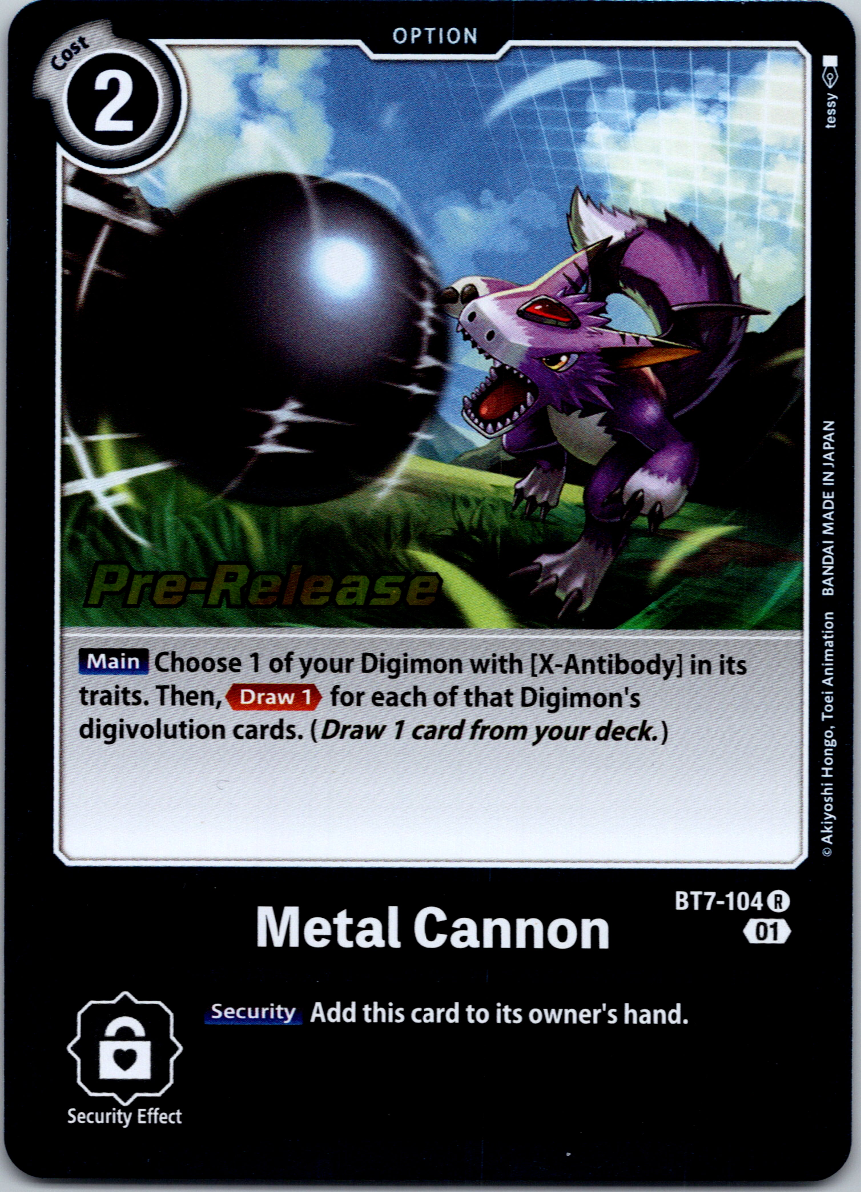 Metal Cannon [BT7-104] [Next Adventure Pre-Release Cards] Foil