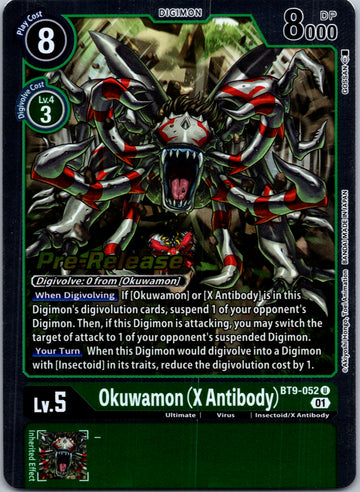 Okuwamon (X Antibody) [BT9-052] [X Record Pre-Release Cards] Foil